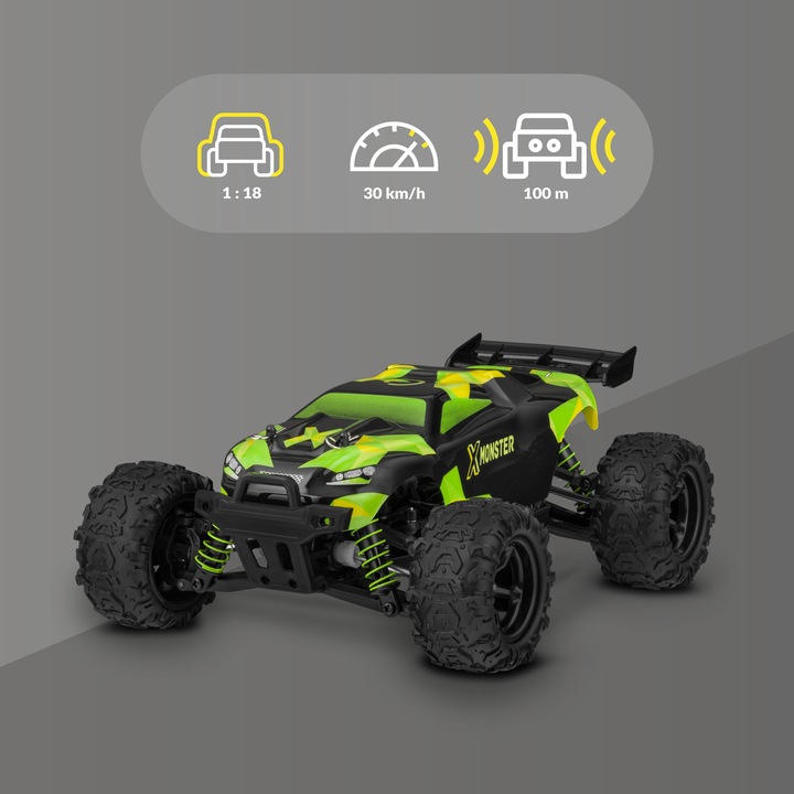 Samochód Auto zdalnie sterowany sterowane autko RC 4x4 100m 30km/h