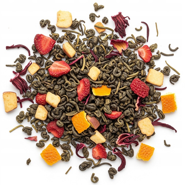 Duży Kosz Zestaw Prezentowy 6 Zielonych Herbat Dla Nauczycieli Koniec Roku