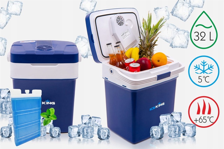 LODÓWKA TURYSTYCZNA 32L 12V WYŚWIETLACZ + GRATIS