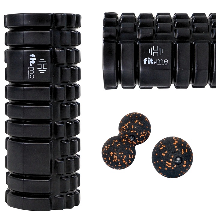 ZESTAW ROLLERÓW DO MASAŻU WAŁEK DUŻY Z WYPUSTKAMI PIŁKA POJEDYNCZA DUOBALL