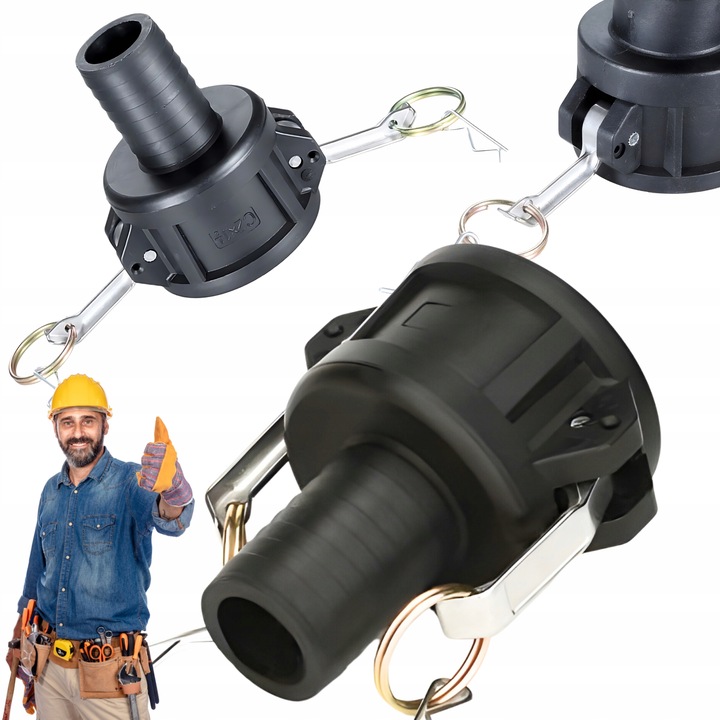 Złącze CAMLOCK 2 cale TYP C na wąż 1 1/2" (38mm) Kamlok Zbiornik MAUSER IBC