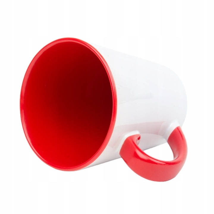 KUBEK Latte Czerwono Biały BĘDĘ CIĘ WKURWIAĆ DO KOŃCA Prezent Na WALENTYNKI