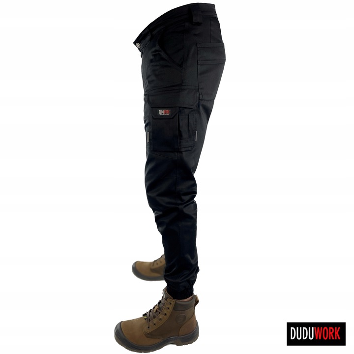 Joggery ROBOCZE BHP DuduWork Czarne Elastyczne 44