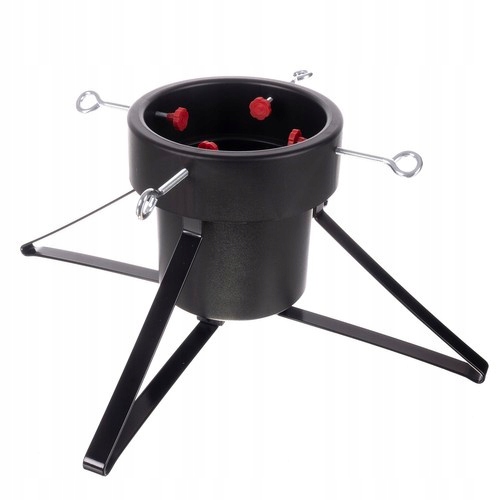 Stojak na choinkę Ruhhy 22306 z pojemnikiem na wodę, czarny, stabilny