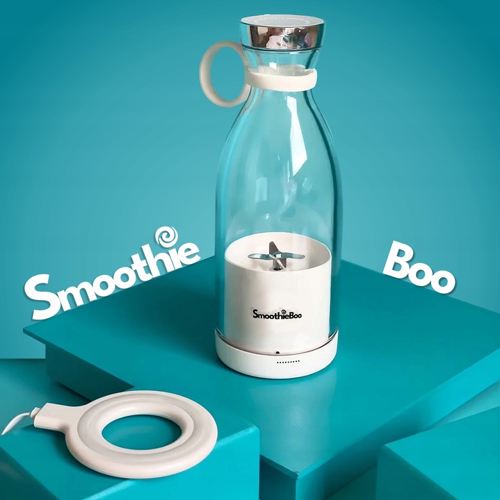 Turystyczny Blender SmoothieBoo - Kielichowy na Akumulator + Ebook