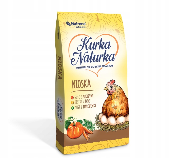 Pasza, karma dla kur KURKA NATURKA PROMOCJA 26.5KG + 1.5KG NUTRENA