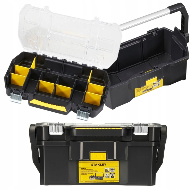 STANLEY WALIZKA SKRZYNIA NARZĘDZIOWA 19" Z ORGANIZEREM FATMAX STST1-70317