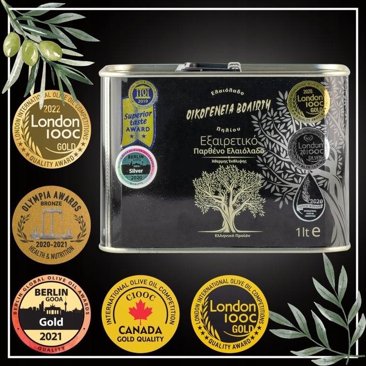 Oliwa z oliwek 1l Extra Virgin obsypana medalami PIERWSZA W PL ZBIÓR 24/25