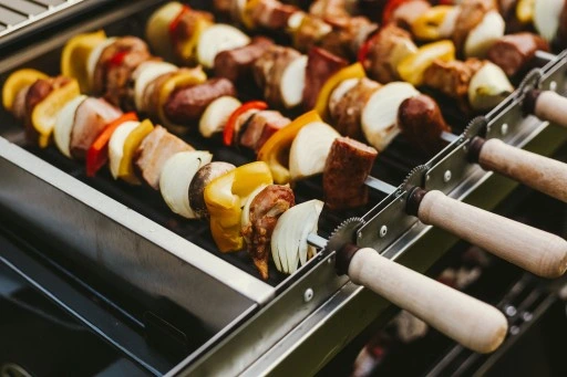 Zestaw do szaszłyków z napędem elektrycznym 5szpad