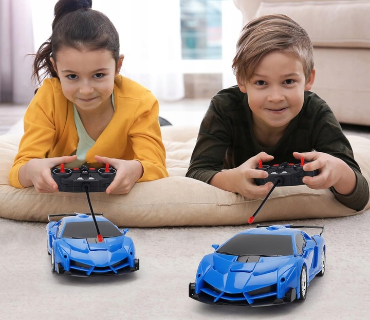 AUTO ROBOT ZDALNIE STEROWANY SAMOCHÓD RC AUOTBOT TRANSOFRMACJA 2W1 PREZENT