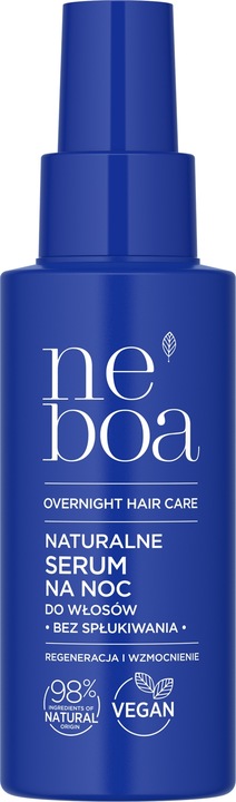 NEBOA ZESTAW WCIERKA OVERNIGHT + SERUM OVERNIGHT DO WŁOSÓW NA POROST NA NOC