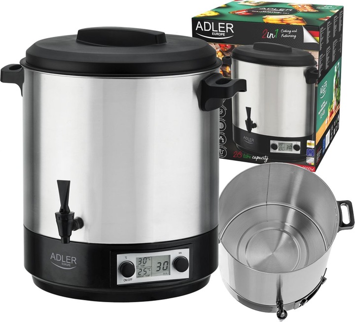 Adler Elektryczny garnek do pasteryzacji 28 L AD 4496