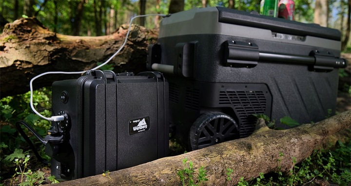 Akumulator do kompresorowych lodówek turystycznych bateria stacja zasilania