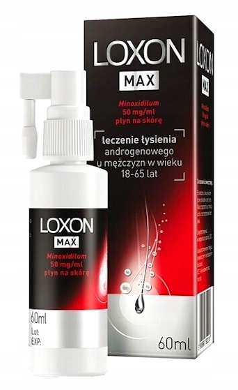 LOXON Max płyn 5% przeciw wypadaniu włosów 60 ml