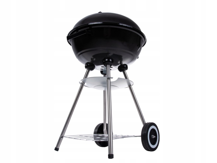 GRILL 39CM WĘGLOWY OKRĄGŁY Z POKRYWĄ I POKROWCEM GEKO G80512