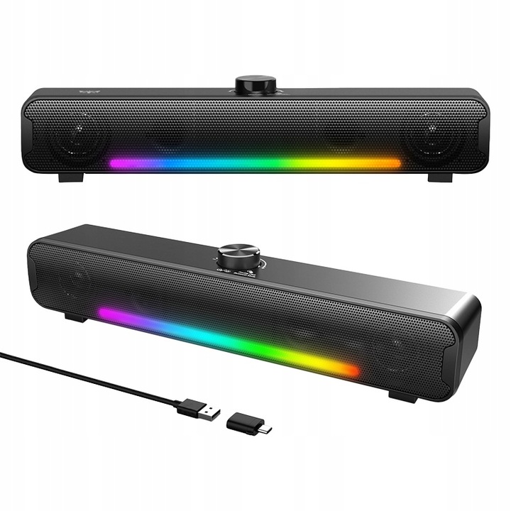 SOUNDBAR KOMPUTEROWY ONIKUMA GAMINGOWY 2.0 L16 BLUETOOTH 5.3 PODŚWIETLANY