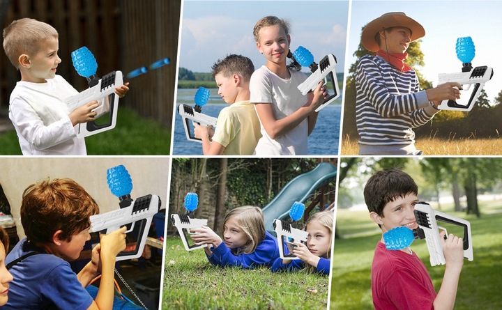 ELEKTYCZNY PISTOLET SURGE KULKI ŻELOWE WODE ORBEZZ 7-8 MM HYDROŻELOWE