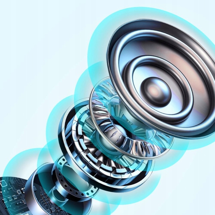 CZARNE Słuchawki Dokanałowe Bezprzewodowe MANTA Rytmo Bluetooth 5.3