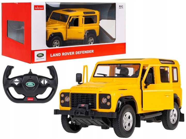 Land Rover Defender 1:14 RASTAR zdalnie sterowany samochodzik dla dzieci