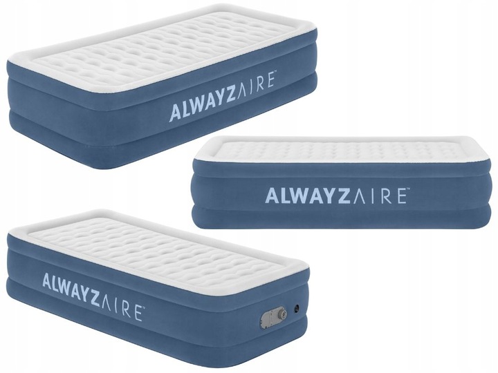 Materac Dmuchany Jednoosobowy Łóżko z Pompką 230V Bestway 6713P MODEL 2025