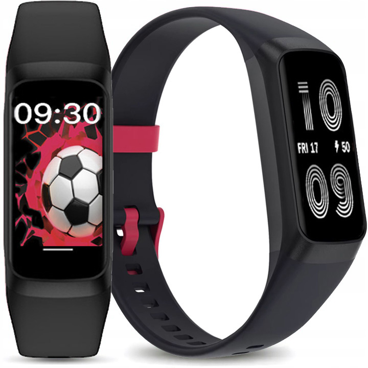 Zegarek dziecięcy SMARTWATCH AMOLED SMARTBAND FIT SMS KROKI PULS TERMOMETR