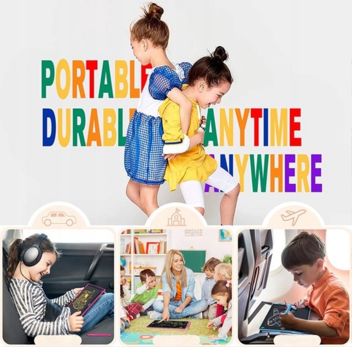 MAGICZNY TABLET DO RYSOWANIA 10 CALI TABLICA ZNIKOPIS