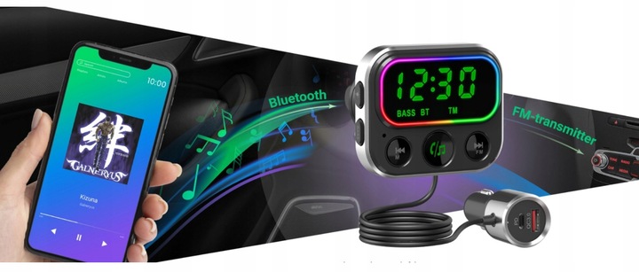 Transmiter FM BT Navitel Zestaw głośnomówiący PRO