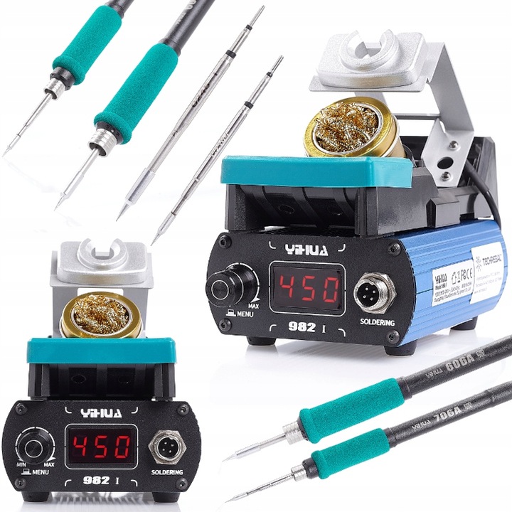 PRECYZYJNA STACJA LUTOWNICZA YIHUA 982-I + 2 KOLBY