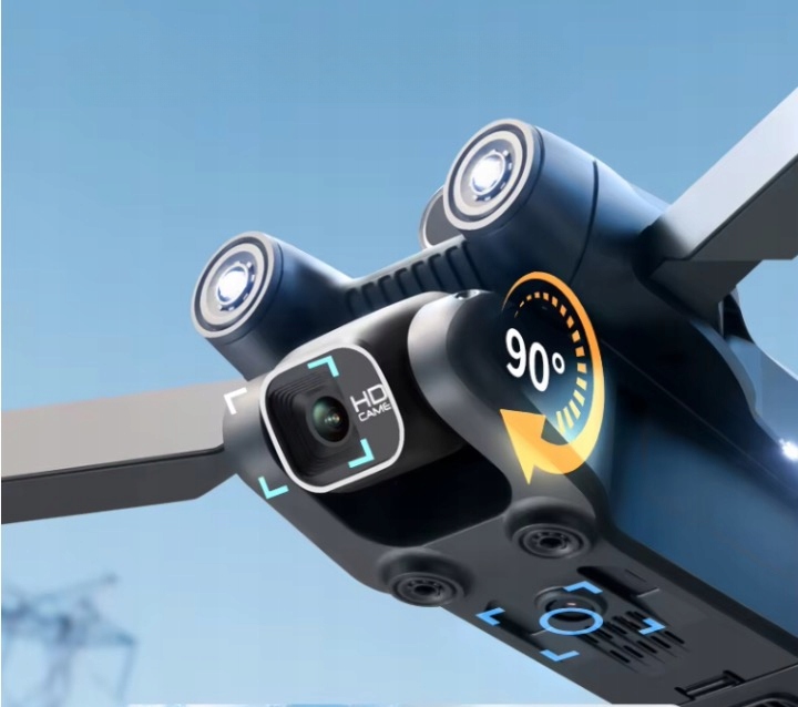 Dron Z Kamerą Profesjonalny Zdalnie Sterowany Z Unikaniem Przeszkód Walizka