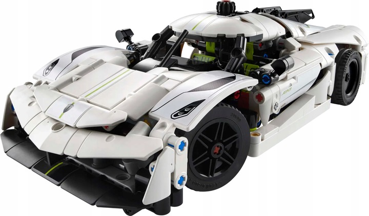 LEGO Technic 42184 Biały hipersamochód Koenigsegg Jesko Absolut