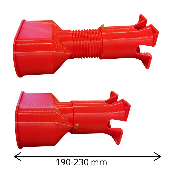 Podwójna puszka elektryczna do elewacji 200mm regulowana do styropianu
