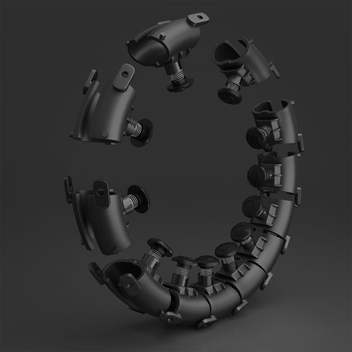 HULA HOP PLUS SIZE KOŁO ODCHUDZAJĄCE Z WYPUSTKAMI I OBCIĄŻNIKIEM HMS HHW12