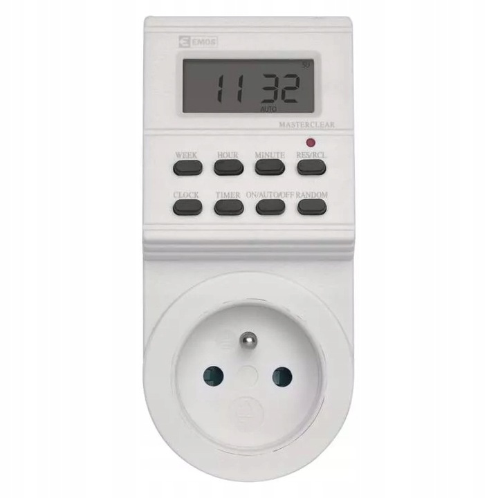 Cyfrowy programator czasowy do gniazdka Emos