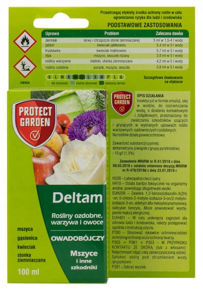 DELTAM DO ZWALCZANIA SZKODNIKÓW INSEKTÓW 100ML