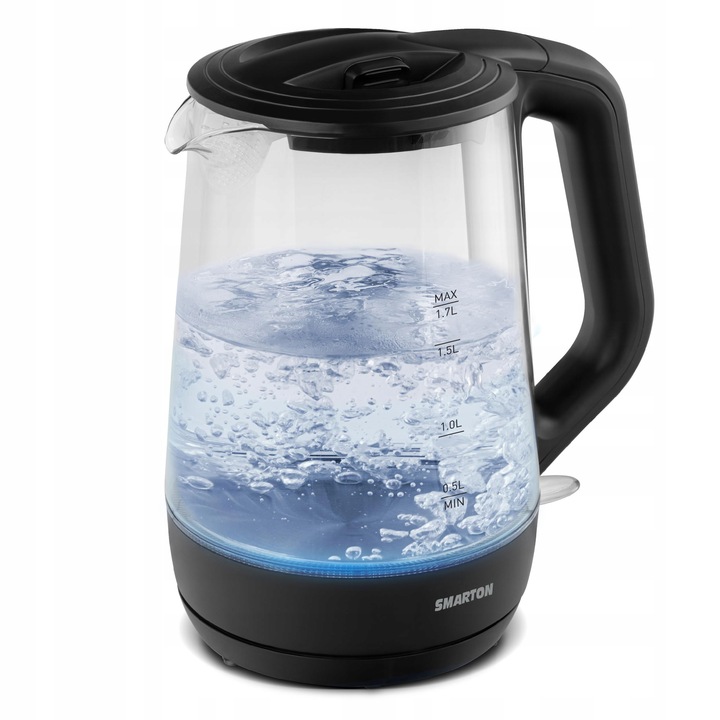 Czajnik Elektryczny 1,7L Szklany Podświetlany SMARTON WK 400 2200W