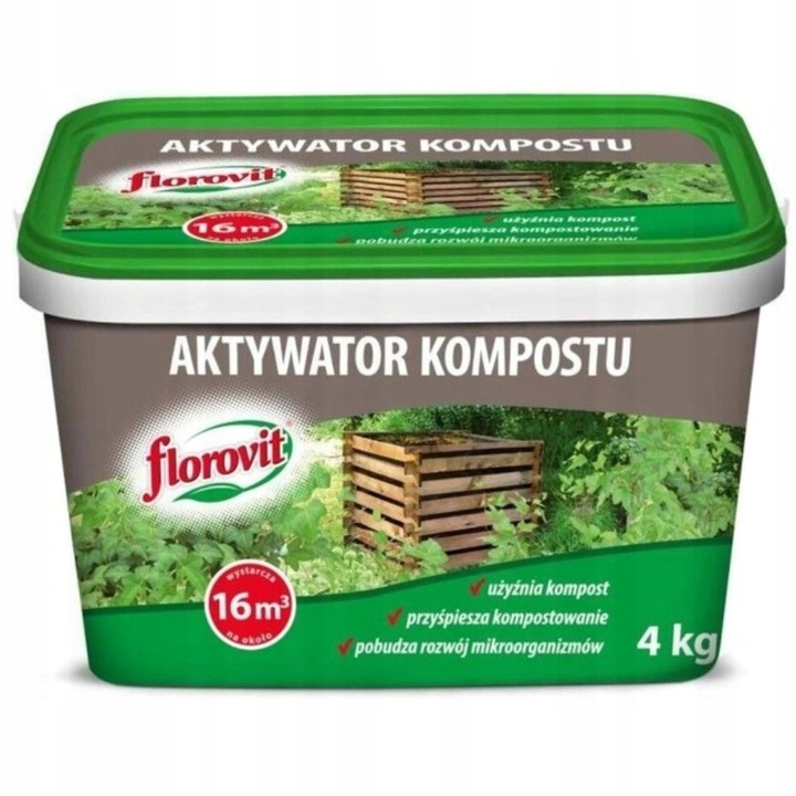 Aktywator kompostu FLOROVIT do kompostowania 4 kg