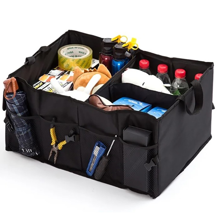MEGA DUŻY ORGANIZER SAMOCHODOWY KUFER TORBA DO BAGAŻNIKA SAMOCHODOWEGO AUTA