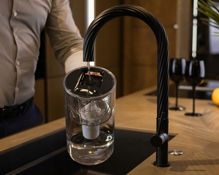 Dzbanek filtrujący szklany Wessper AquaMax 3l + 1x Filtr do wody