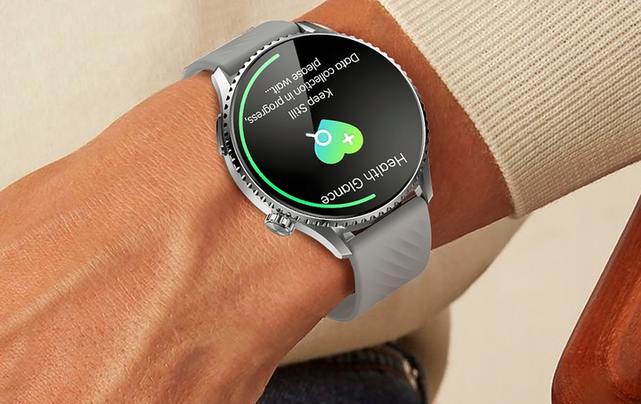ZEGAREK MĘSKI SMARTWATCH AMOLED EKG DO ROZMÓW GLUKOZA CIŚNIENIE 440 MENU PL