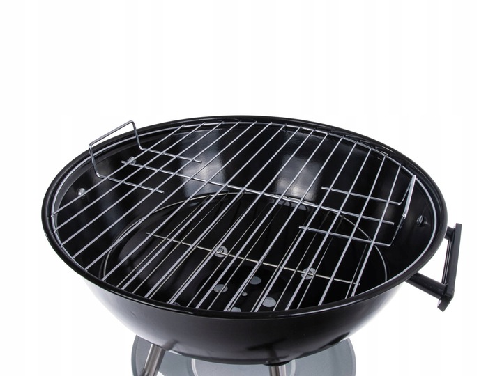 Grill węglowy okrągły z pokrywą i pokrowcem 39cm