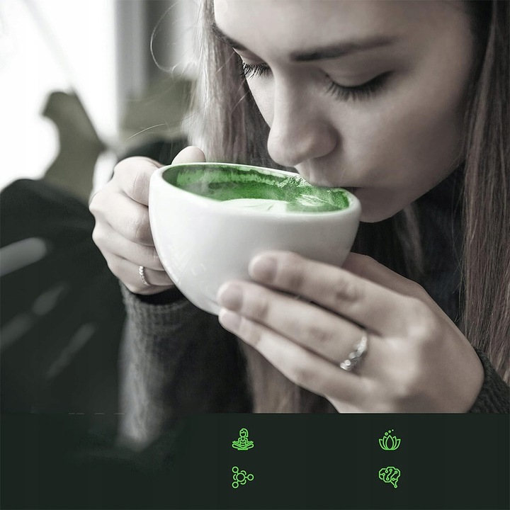 TRZEPACZKA DO MATCHY, ZESTAW 4 SZT DO HERBATY MATCHA, ZESTAW MIOTEŁ MATCHA