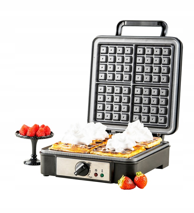 GOFROWNICA AD3049 ADLER 1800W NA 4 CHRUPIĄCE GOFRY