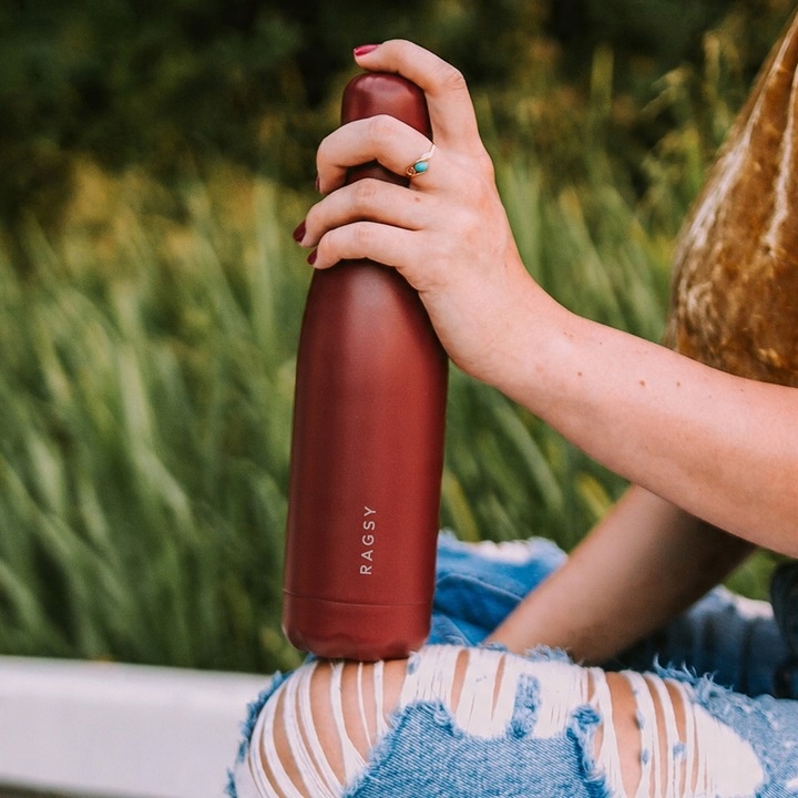 Butelka Termiczna Original 500 ml BPA FREE 12/24H - Burgundy / Bordowy