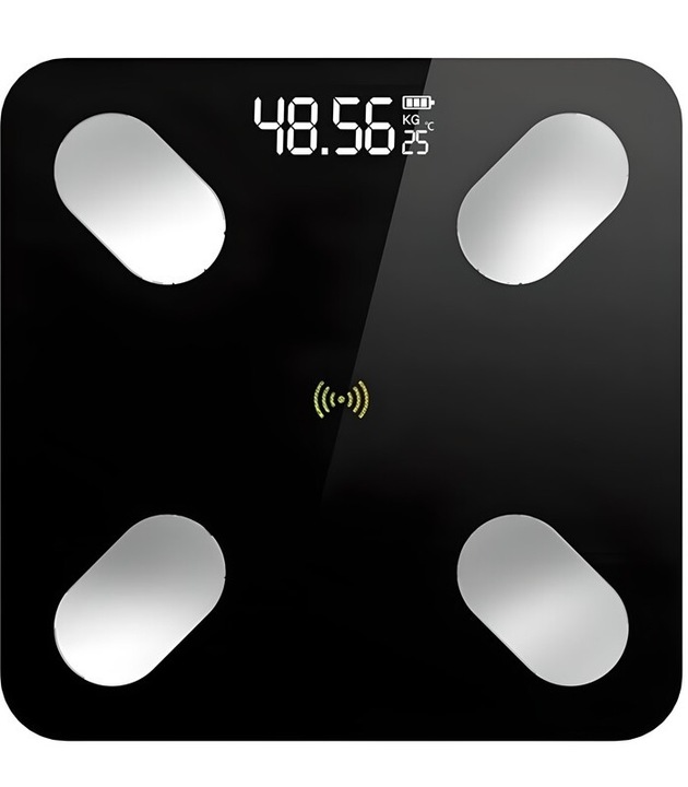 WAGA ANALITYCZNA ŁAZIENKOWA SLIM 180KG SMART + 31w1 ANDROID iOS PRECYZYJNA