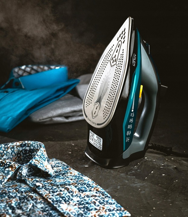 ŻELAZKO PAROWE CERAMICZNE SAMOCZYSZCZĄCE MOC 3000W STRAŻAK ANTI-CALC|DRIP