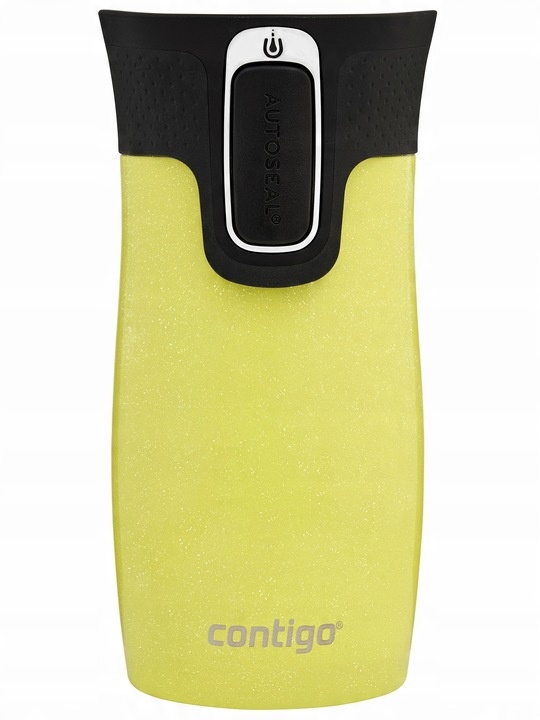 Kubek termiczny Contigo West Loop Mini 300ml - Żółty metalik - Cytryny