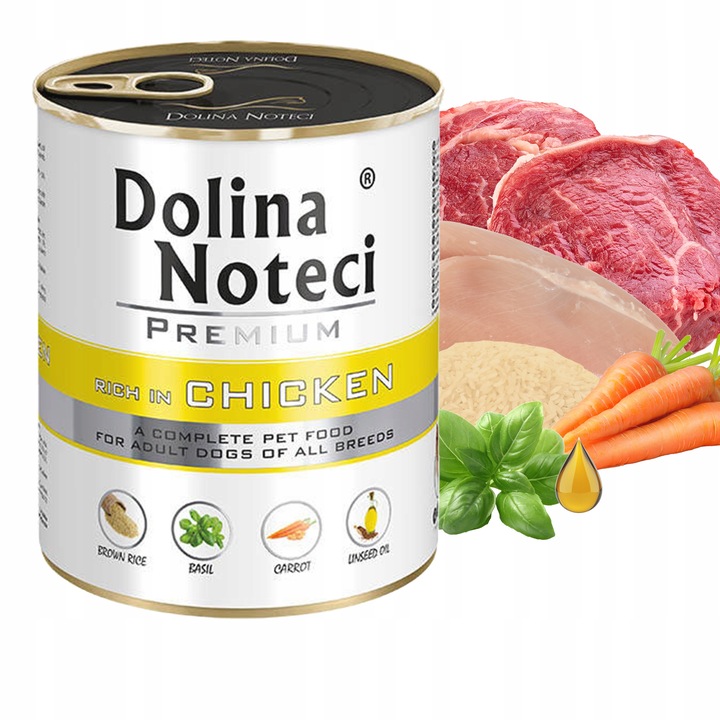 DOLINA NOTECI Premium Karma mokra dla psa MIX Smaków 20x 800g