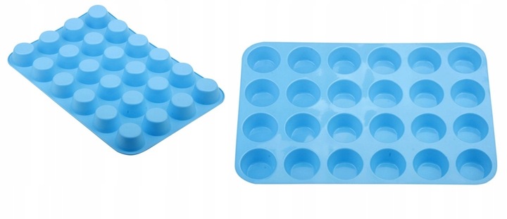 FORMA silikonowa 24 MUFFINKI FOREMKA BABECZKI XXL