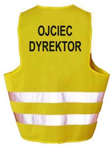 Kamizelka odblaskowa imprezowa OJCIEC DYREKTOR