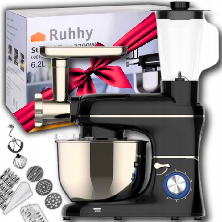 Robot Kuchenny Planetarny Z Blenderem Maszynka Do Mielenia Mięsa 2200W